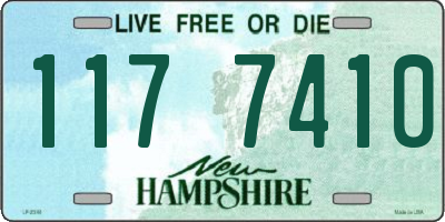 NH license plate 1177410