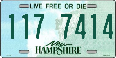 NH license plate 1177414