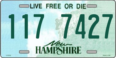 NH license plate 1177427