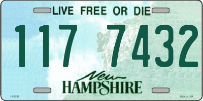 NH license plate 1177432