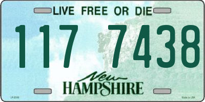 NH license plate 1177438