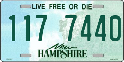 NH license plate 1177440