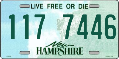 NH license plate 1177446