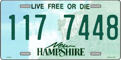NH license plate 1177448