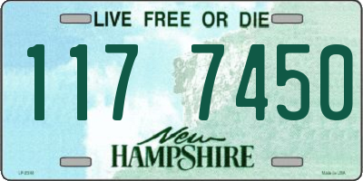 NH license plate 1177450