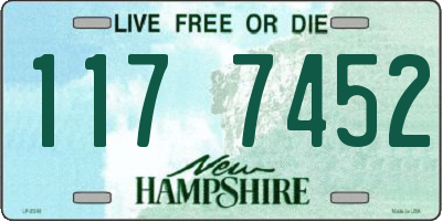 NH license plate 1177452