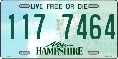NH license plate 1177464
