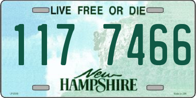 NH license plate 1177466
