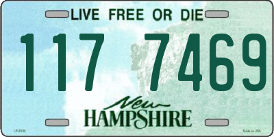 NH license plate 1177469
