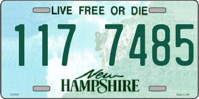 NH license plate 1177485