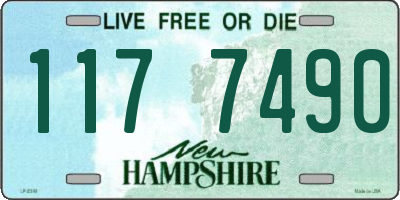 NH license plate 1177490