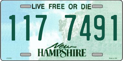 NH license plate 1177491