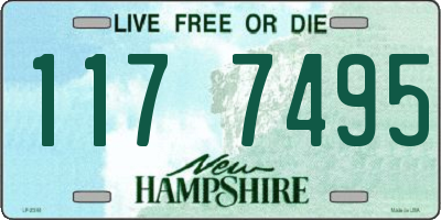 NH license plate 1177495