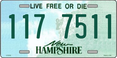 NH license plate 1177511