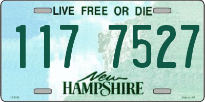 NH license plate 1177527