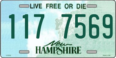 NH license plate 1177569