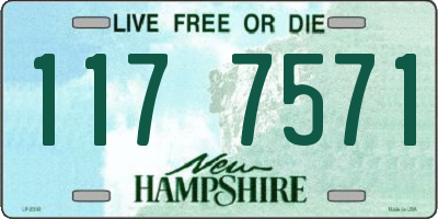 NH license plate 1177571
