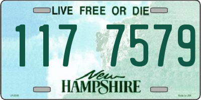 NH license plate 1177579