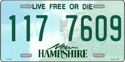 NH license plate 1177609
