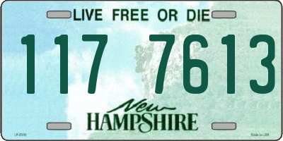 NH license plate 1177613