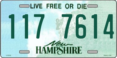 NH license plate 1177614