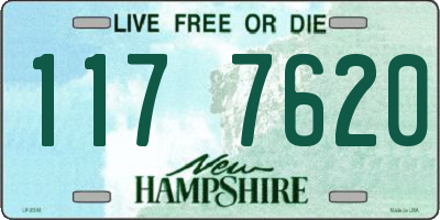 NH license plate 1177620