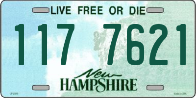 NH license plate 1177621