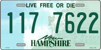 NH license plate 1177622