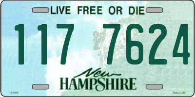NH license plate 1177624