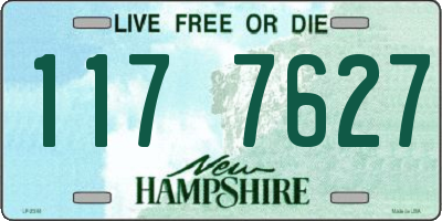 NH license plate 1177627