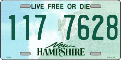 NH license plate 1177628
