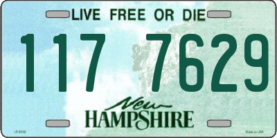 NH license plate 1177629