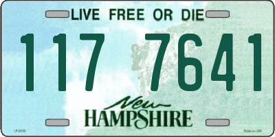 NH license plate 1177641