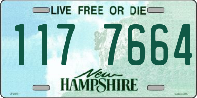 NH license plate 1177664