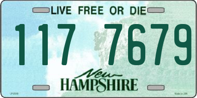 NH license plate 1177679