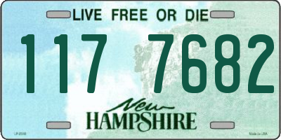 NH license plate 1177682
