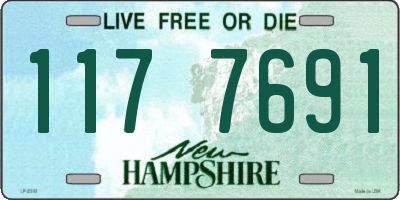 NH license plate 1177691