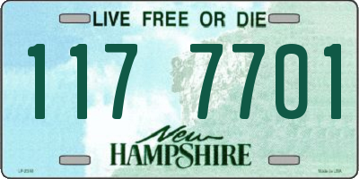NH license plate 1177701