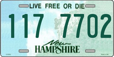 NH license plate 1177702