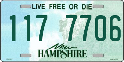 NH license plate 1177706