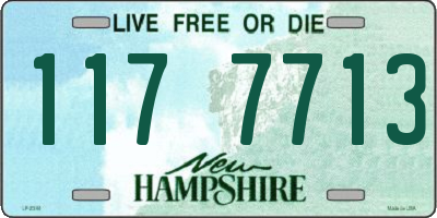 NH license plate 1177713