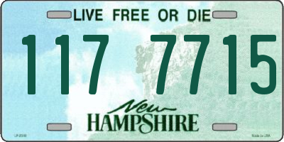 NH license plate 1177715