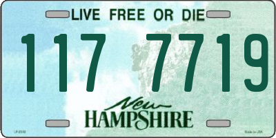 NH license plate 1177719