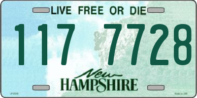 NH license plate 1177728