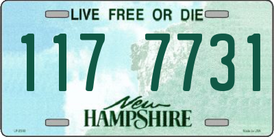 NH license plate 1177731