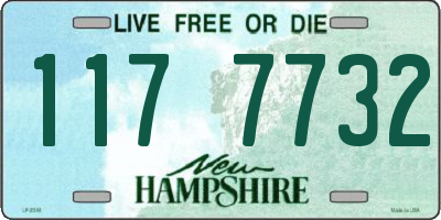 NH license plate 1177732