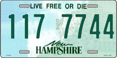 NH license plate 1177744
