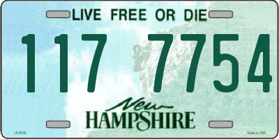 NH license plate 1177754