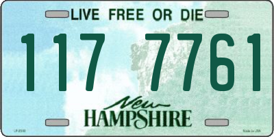 NH license plate 1177761