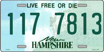 NH license plate 1177813